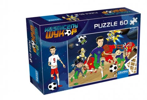 KOSMICZNY WYKOP PUZZLE 60 elementów